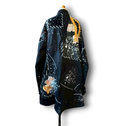 zivun by Kubo Reconstructed Kimono Mods Coat | Long Silhouette | Unisex | One-of-a-Kind | OLD FLIP