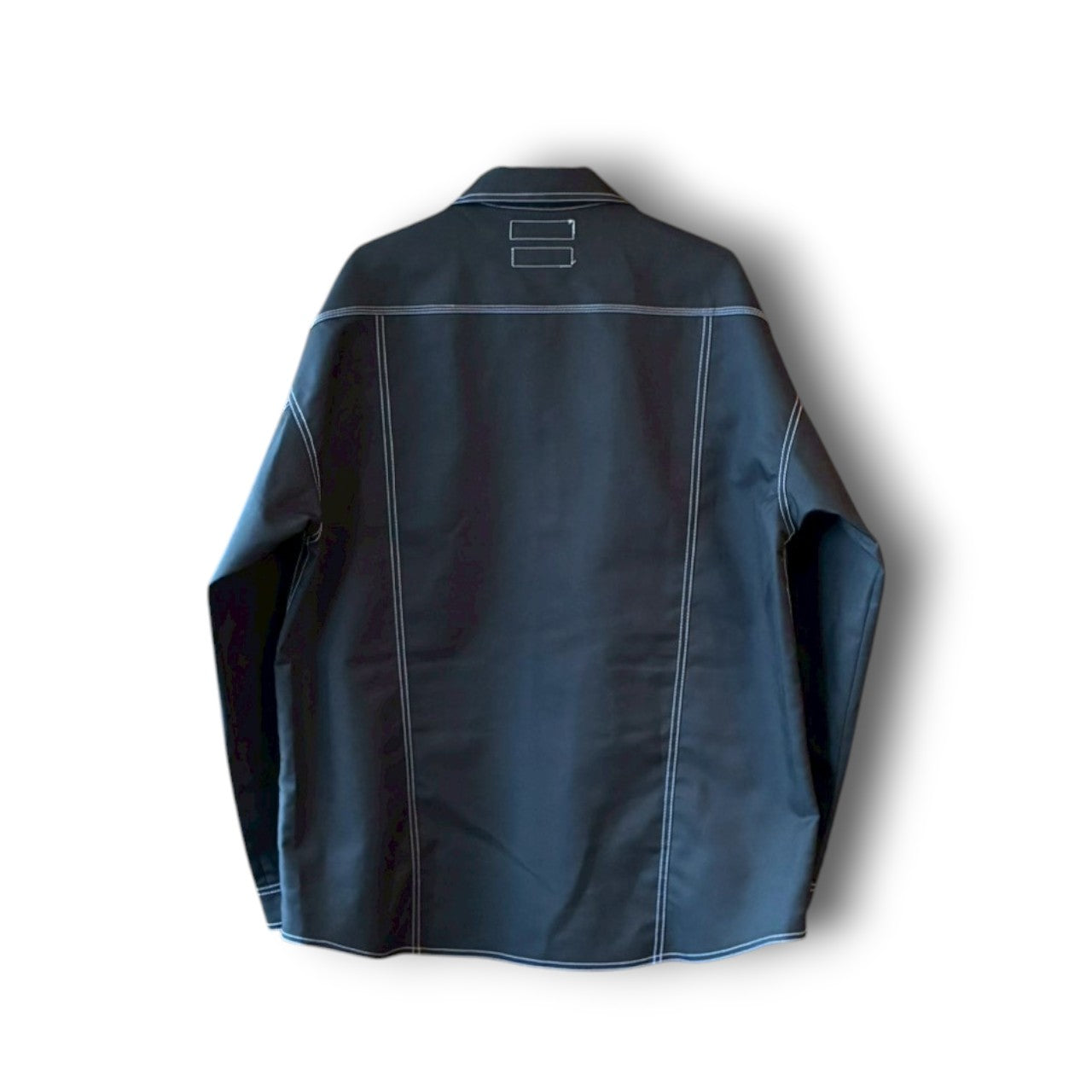 zivun × BLLIANT BLACK Remake Stitch Shirt | Workwear Detail | Contrast Stitch | Unisex | One-of-a-Kind | OLD FLIP