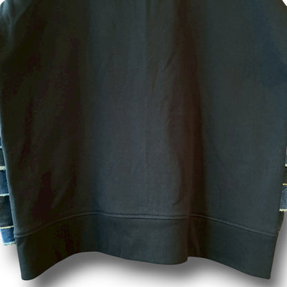zivun × BLLIANT BLACK Denim Layered Sleeve Hoodie | Reconstructed Patchwork | Unisex | One-of-a-Kind | OLD FLIP