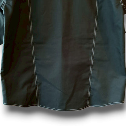 zivun × BLLIANT BLACK Remake Stitch Shirt | Workwear Detail | Contrast Stitch | Unisex | One-of-a-Kind | OLD FLIP