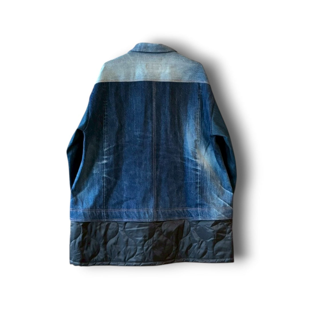 zivun × BLLIANT BLACK Remake Denim Docking Jacket | Denim × Quilted Layered Reconstruction | Unisex | One-of-a-Kind | OLD FLIP