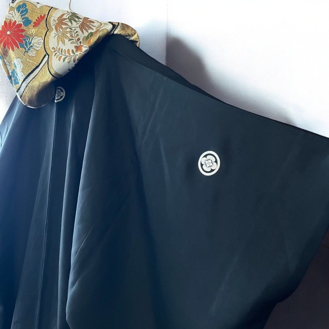 Hoodie Parka Kimono Obi Zip Women's Men's Oversized Remake Kimono Long Hoodie Black Recollect Ariake Garden Store