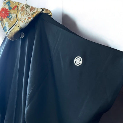 Hoodie Parka Kimono Obi Zip Women's Men's Oversized Remake Kimono Long Hoodie Black Recollect Ariake Garden Store