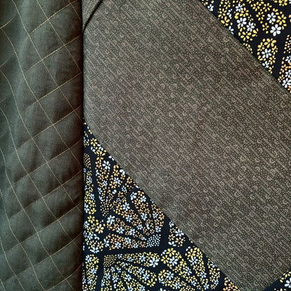 roi Kimono Mix Long Skirt | Reconstructed Japanese Fabric | Women | One-of-a-Kind | OLD FLIP