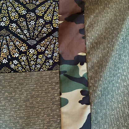 roi Kimono Mix Long Skirt | Reconstructed Japanese Fabric | Women | One-of-a-Kind | OLD FLIP