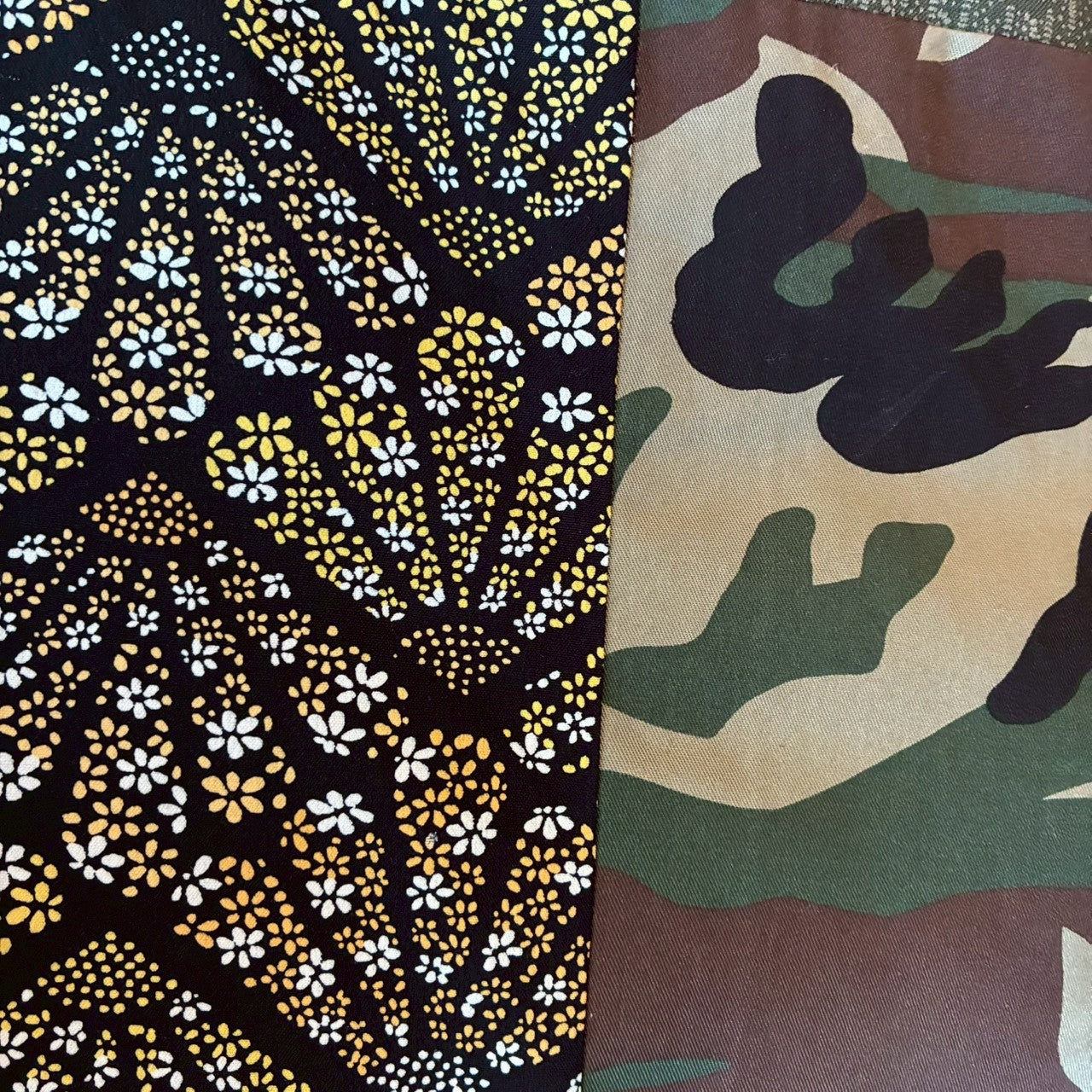 roi Kimono Mix Long Skirt | Reconstructed Japanese Fabric | Women | One-of-a-Kind | OLD FLIP