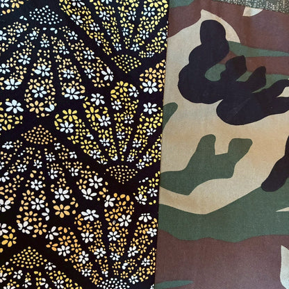 roi Kimono Mix Long Skirt | Reconstructed Japanese Fabric | Women | One-of-a-Kind | OLD FLIP