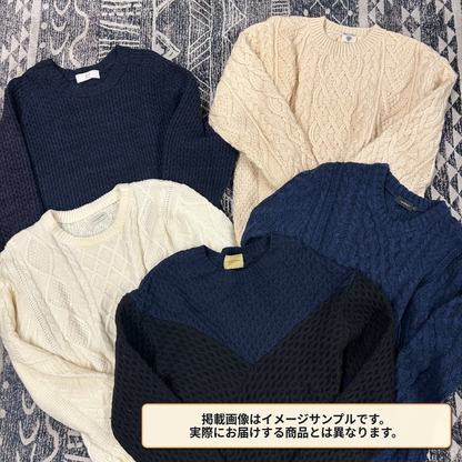 メンズ ニット・カーディガン30着アソートセット｜秋冬トップス 古着卸・転売向け【OLD FLIP】