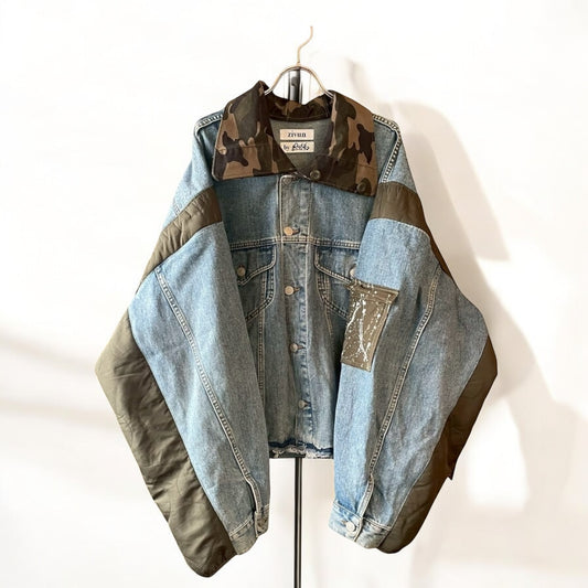再構築denim jacket
