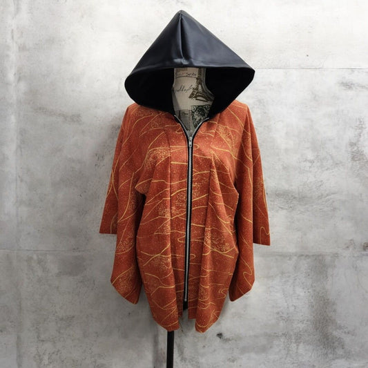 kimono hoodie2 Ariake Garden Recollect store kimono hoodie jacket zip up hoodie obi remake remodeling kh0005