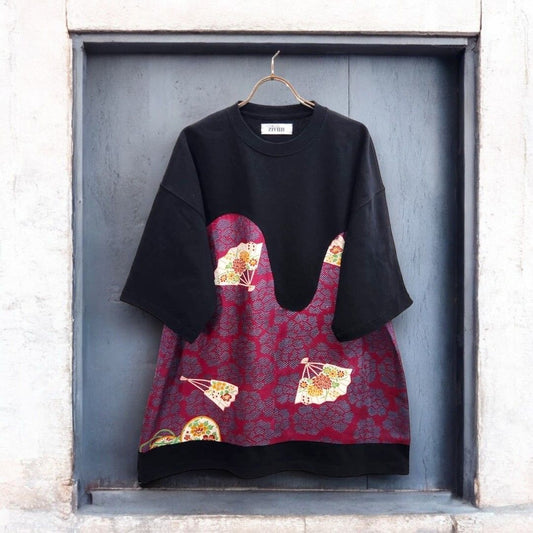 namiuchi kimono T-shirt 有明ガーデンrecollect店 着物 Tシャツ リメイク 再構築 remake オーバーサイズ knt0003