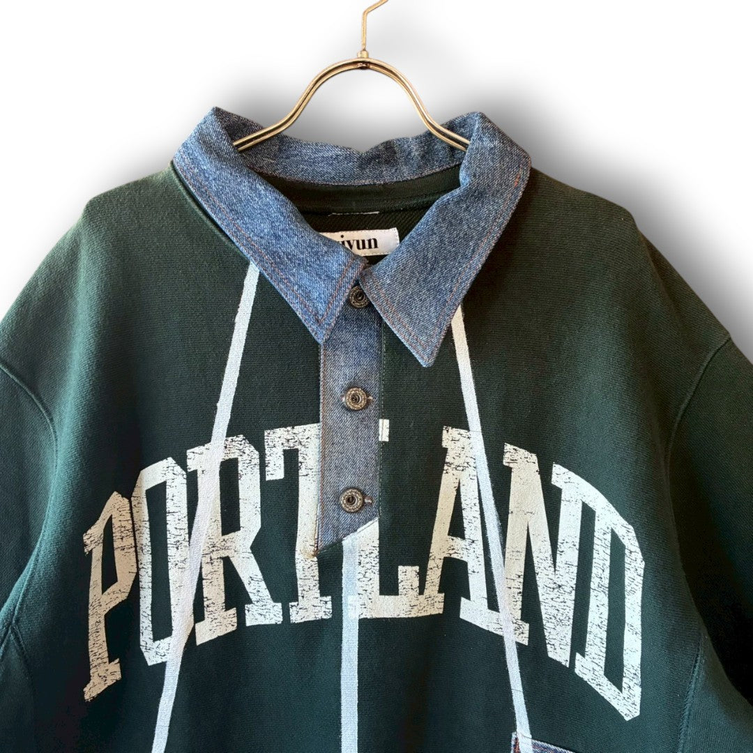 Remake Sweatshirt | Unisex Reconstructed Crewneck | One-of-a-Kind | OLD FLIP