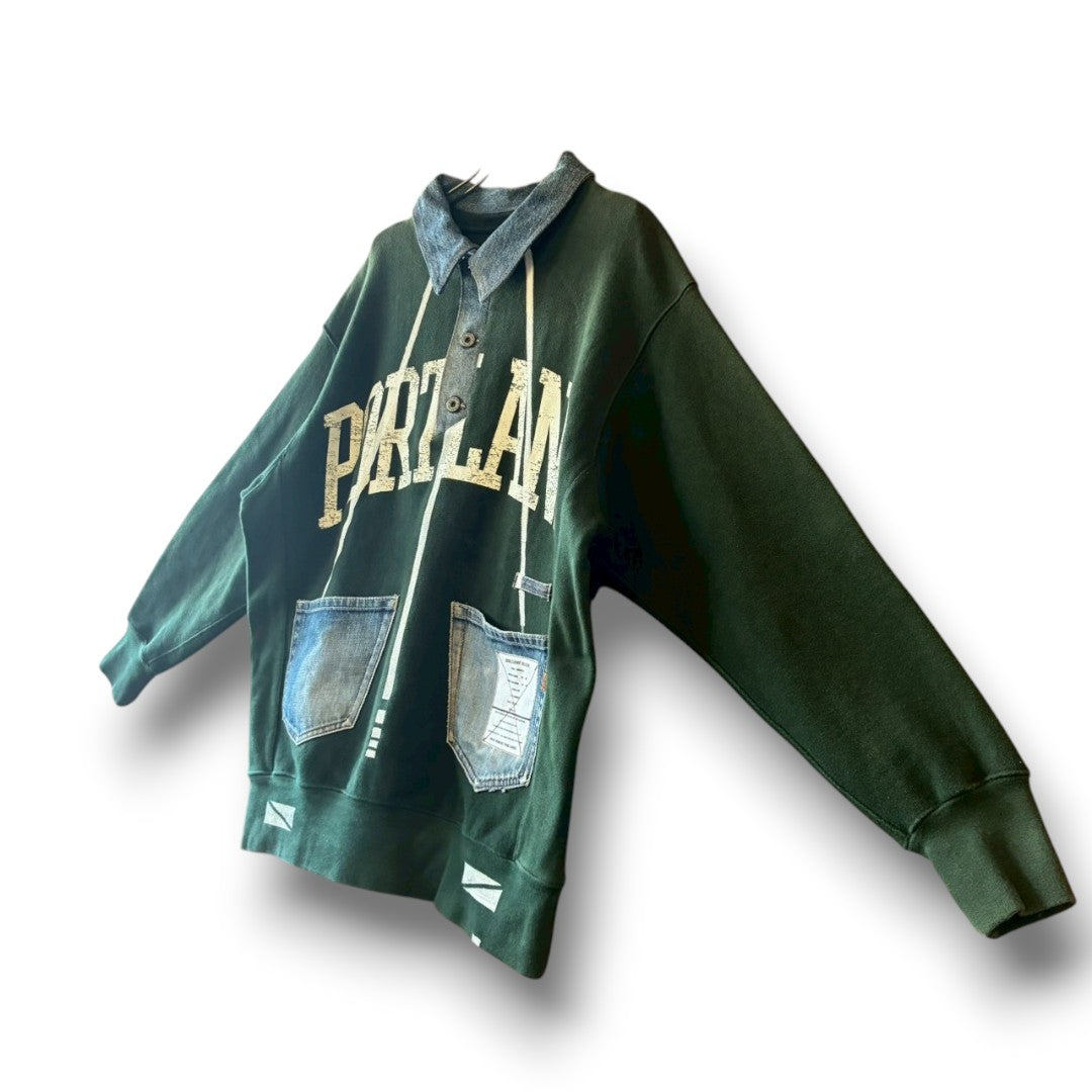 Remake Sweatshirt | Unisex Reconstructed Crewneck | One-of-a-Kind | OLD FLIP