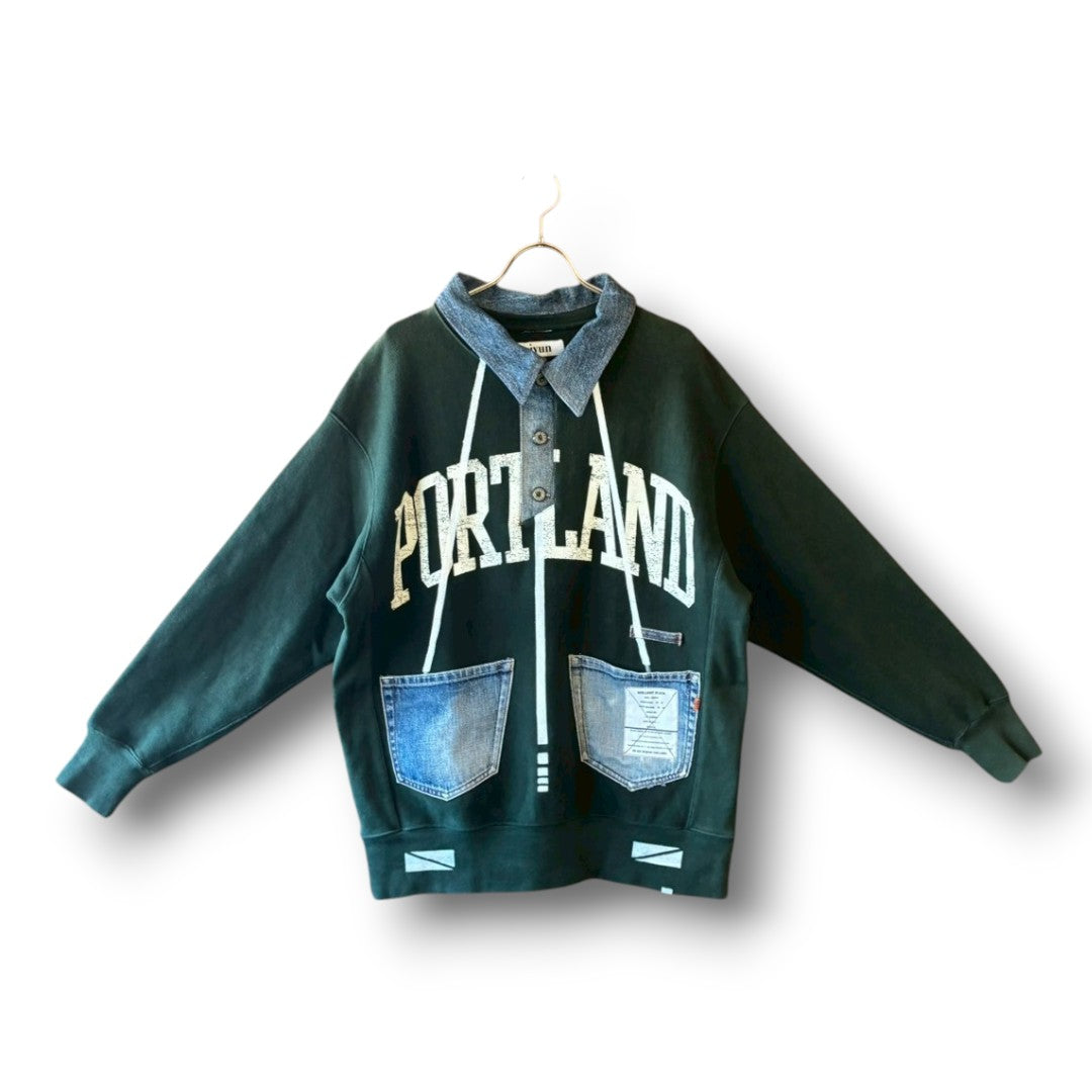 Remake Sweatshirt | Unisex Reconstructed Crewneck | One-of-a-Kind | OLD FLIP