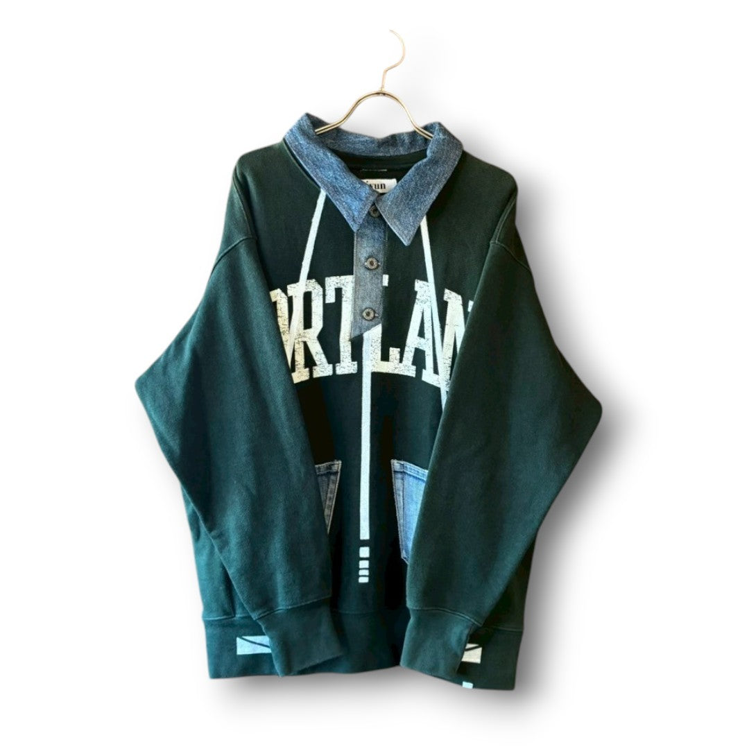 Remake Sweatshirt | Unisex Reconstructed Crewneck | One-of-a-Kind | OLD FLIP