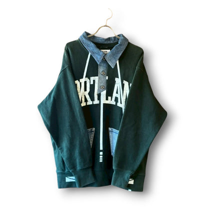 Remake Sweatshirt | Unisex Reconstructed Crewneck | One-of-a-Kind | OLD FLIP