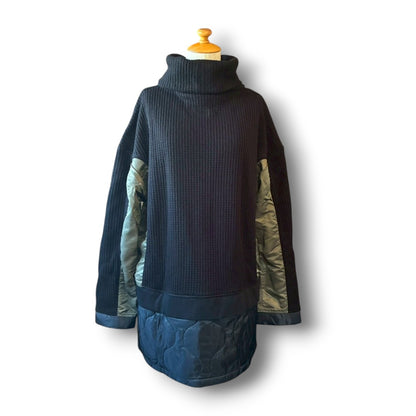 Remade Wide Turtleneck Knit | Reconstructed Knit | Unisex | One-of-a-Kind | OLD FLIP