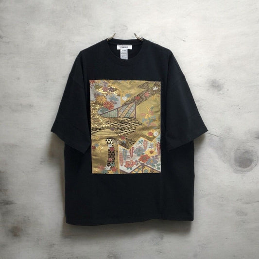 NOBE-3 Tshirt 有明ガーデンrecollect店 着物 帯 Tシャツ remake リメイク オーバーサイズ NB0001