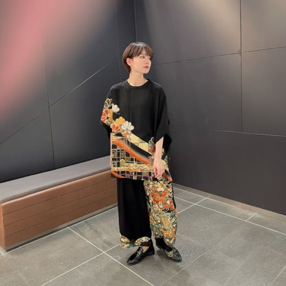 kimono easy pants 有明ガーデンrecollect店 着物 パンツ イージーパンツ リメイク remake kp0001