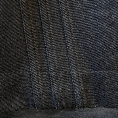 Leather coat, long coat, women's, men's, unisex, reconstructed, remade, denim, distressed, obi, paint, Ao Miyasaka recollect Ariake Garden store