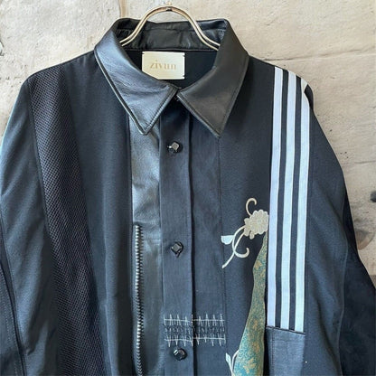 kimono rebuild shirt 有明ガーデンrecollect店 着物 シャツ オーバーサイズ 黒留袖 再構築 リメイク remake ks-0001